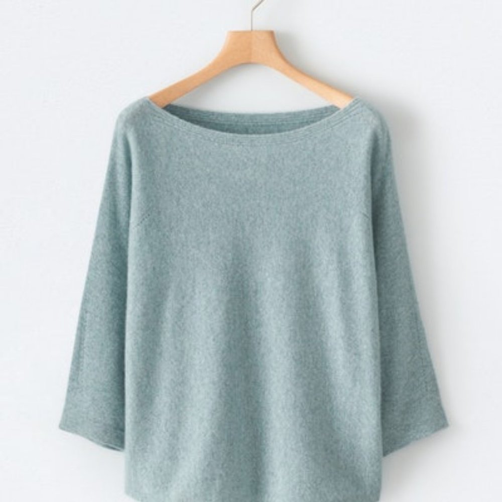 Poetry Boat-neck Cashmere Sweater